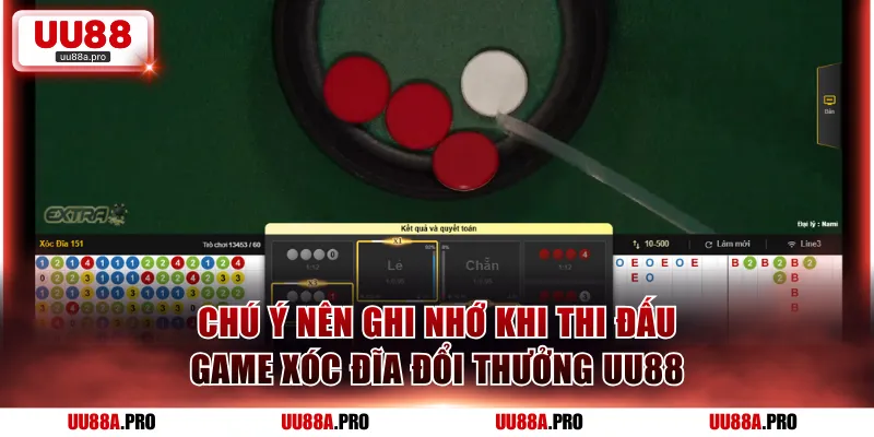 Chú ý nên ghi nhớ khi thi đấu game xóc đĩa đổi thưởng UU88