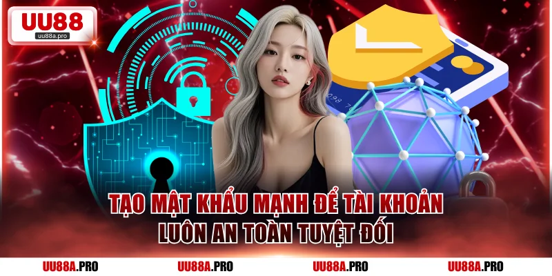 Tạo mật khẩu mạnh để tài khoản luôn an toàn tuyệt đối