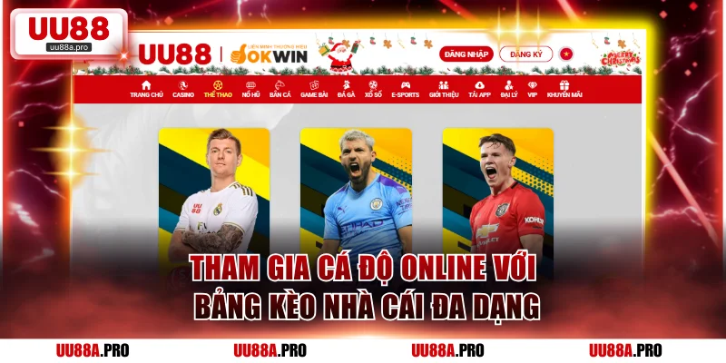Tham gia cá độ online với bảng kèo nhà cái đa dạng